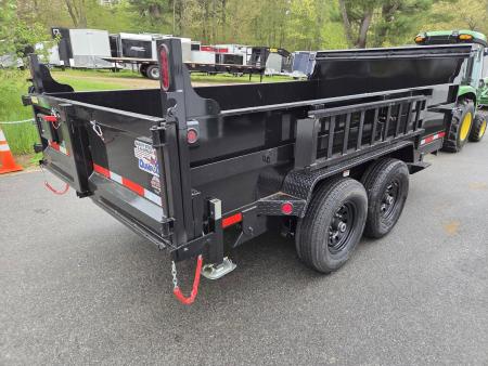 New 2026 Quality Steel and Aluminum 7x14 14,000lb gvwr dump trailer with tarp kit telescopic piston and ramps Dump Trailer