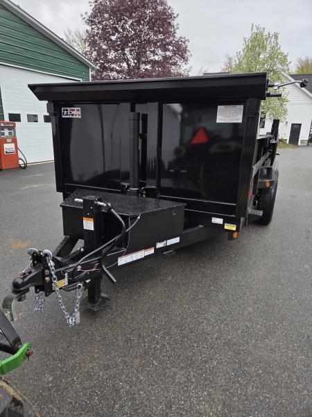 New 2026 Quality Steel and Aluminum 7x14 14,000lb gvwr dump trailer telescopic piston and tarp kit with ramps Dump Trailer