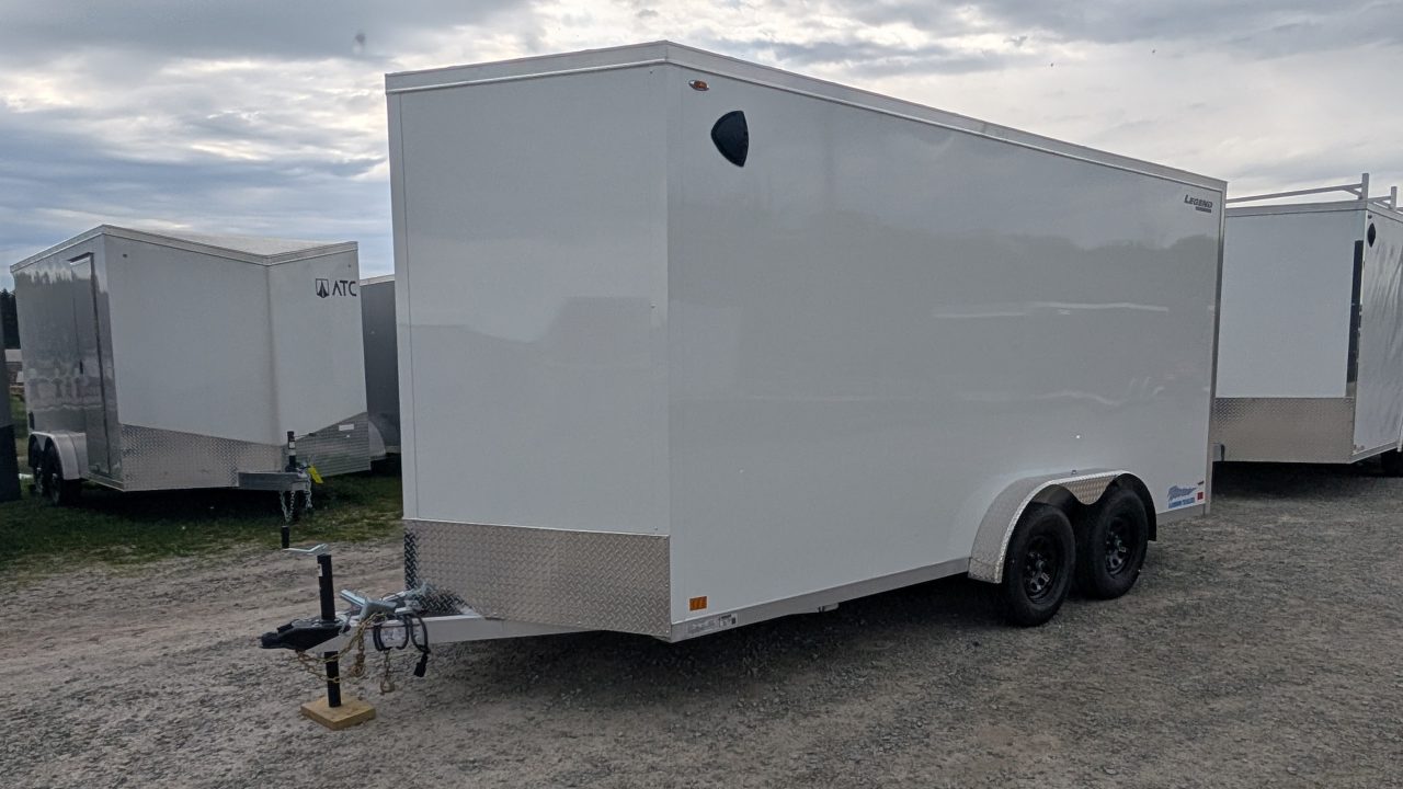 New 2026 Legend 7.5 x 16 + 2' V-Nose Thunder Cargo Trailer w/ Ramp (84" Inside!!!)