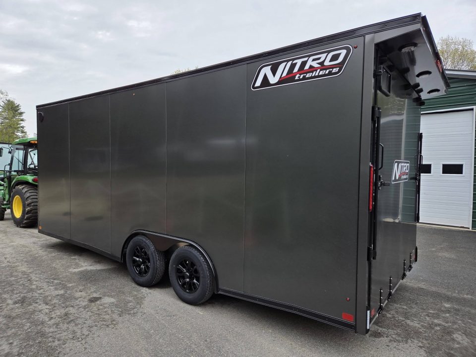 New 2026 Nitro 8.5x20 Aluminum enclosed car trailer with extra height and torsion axles with upgrades Cargo / Enclosed Trailer