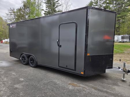 New 2026 Nitro 8.5x20 Aluminum enclosed car trailer with extra height and torsion axles with upgrades Cargo / Enclosed Trailer