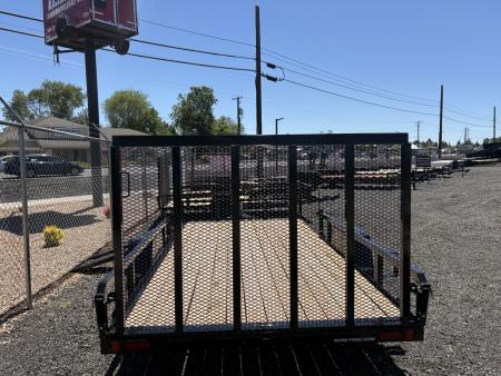 New 7x14 5k Sure-Trac Tube Top ATV Utility