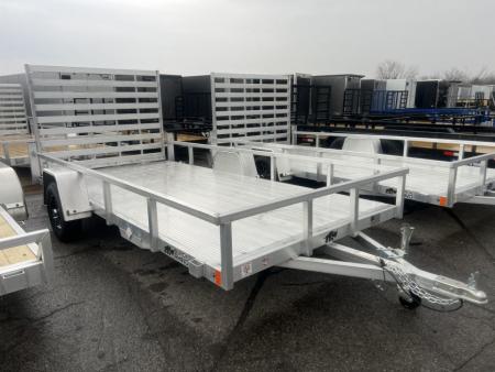 New 2026 Black Rhino LS-A 7X14 3K Aluminum Deck Utility Trailer