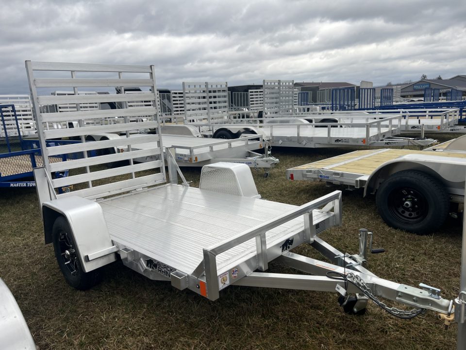 New 2026 Black Rhino UT 5X8 3K Aluminum Deck Utility Trailer