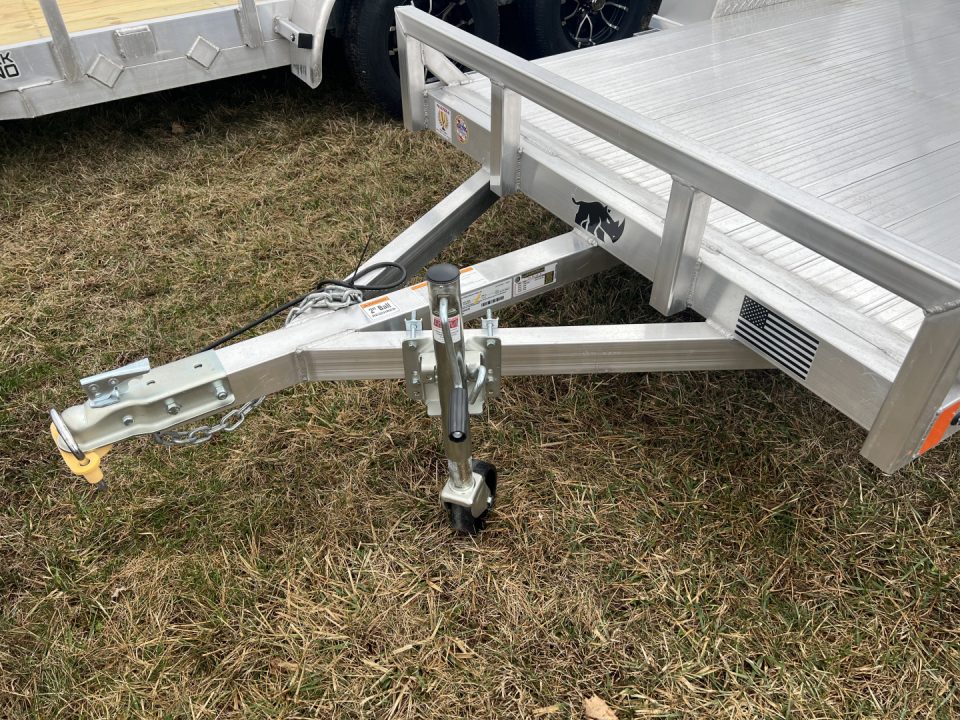 New 2026 Black Rhino UT 5X8 3K Aluminum Deck Utility Trailer