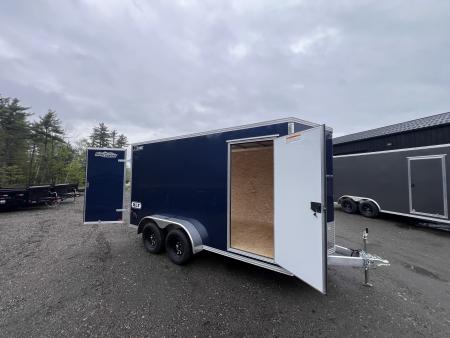 New 2026 High Country 7x14 + 18  V-Nose/ Aluminum trailer /Barn Door/ 7'interior -7000GVW