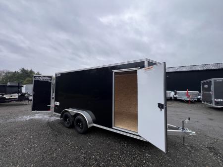 New 2026 High Country 7x16 + 18  V-Nose/ XLT Aluminum trailer /Barn Door/ 7'interior -7000GVW