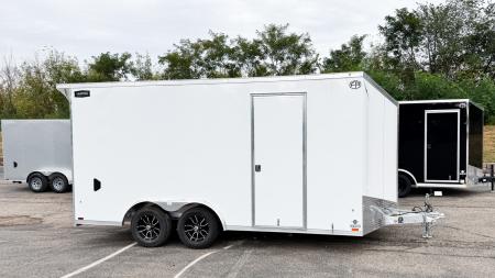 New LIGHTNING 8.5X16 ENCLOSED CARGO TRAILER - RAMP DOOR!
