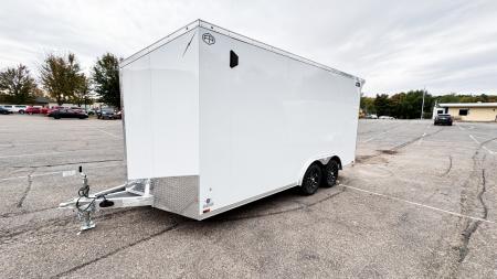 New LIGHTNING 8.5X16 ENCLOSED CARGO TRAILER - RAMP DOOR!