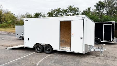 New LIGHTNING 8.5X16 ENCLOSED CARGO TRAILER - RAMP DOOR!