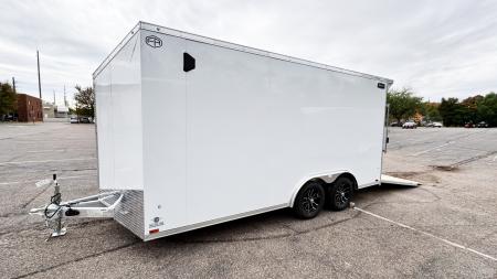 New LIGHTNING 8.5X16 ENCLOSED CARGO TRAILER - RAMP DOOR!