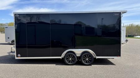 New LIGHTNING 7.5X18 ENCLOSED TRAILER WITH REAR RAMP!