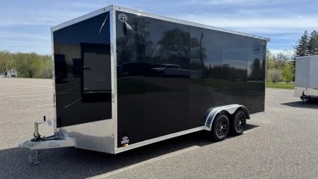New LIGHTNING 7.5X18 ENCLOSED TRAILER WITH REAR RAMP!