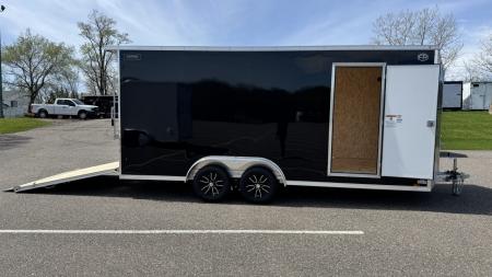 New LIGHTNING 7.5X18 ENCLOSED TRAILER WITH REAR RAMP!