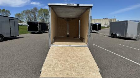 New LIGHTNING 7.5X18 ENCLOSED TRAILER WITH REAR RAMP!