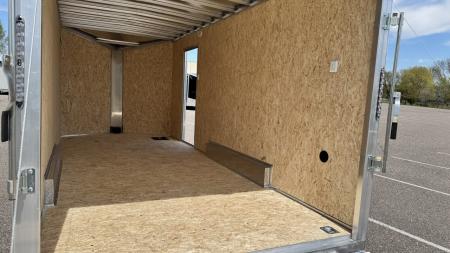 New LIGHTNING 7.5X18 ENCLOSED TRAILER WITH REAR RAMP!