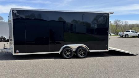 New LIGHTNING 7.5X18 ENCLOSED TRAILER WITH REAR RAMP!