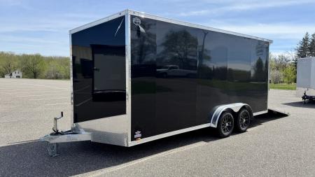 New LIGHTNING 7.5X18 ENCLOSED TRAILER WITH REAR RAMP!