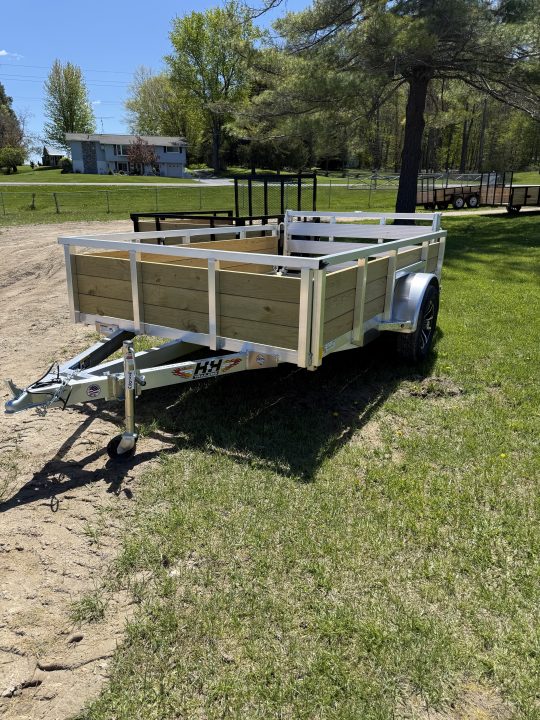 New 2026 H&H Trailers 76X10 ALUMINUM WOODSIDE Landscape Trailer