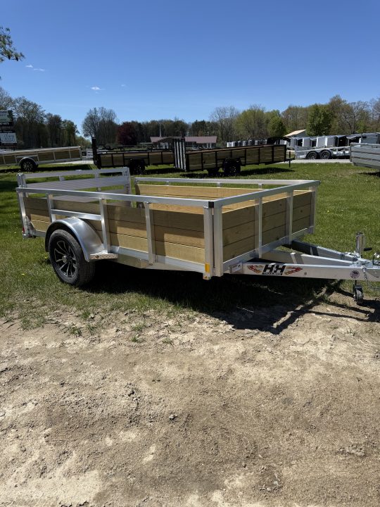New 2026 H&H Trailers 76X10 ALUMINUM WOODSIDE Landscape Trailer