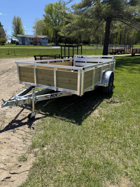 New 2026 H&H Trailers 76X10 ALUMINUM WOODSIDE Landscape Trailer