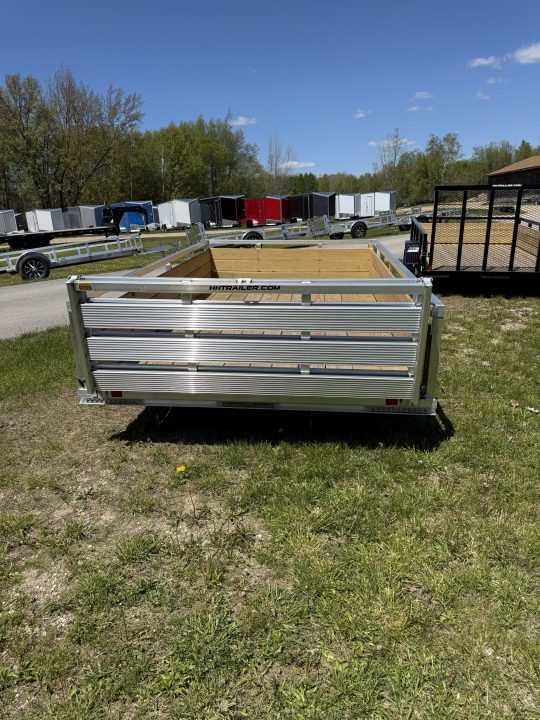 New 2026 H&H Trailers 82X12 ALUMINUM WOODSIDE Landscape Trailer