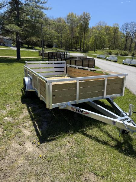 New 2026 H&H Trailers 82X12 ALUMINUM WOODSIDE Landscape Trailer