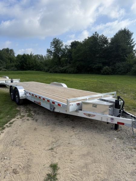 New 2026 H&H Trailers 20' ALL ALUMINUM 14K POWER TILT LO PROFILE Tilt Trailer