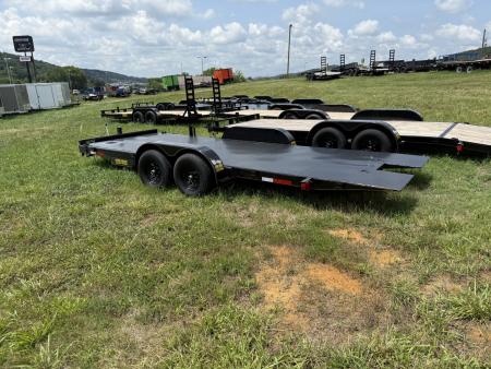 New 2026 P & T Trailers 10K 20' TILT CAR HAULER STEEL Car Hauler