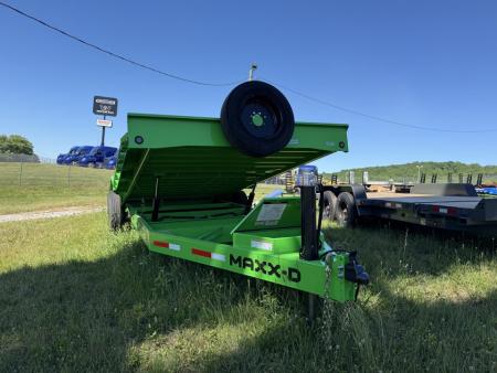 New 2026 MAXX-D T8B 16K 14' HYD JACK 12'' O/C TORSION D/O FENDERS Equipment Trailer