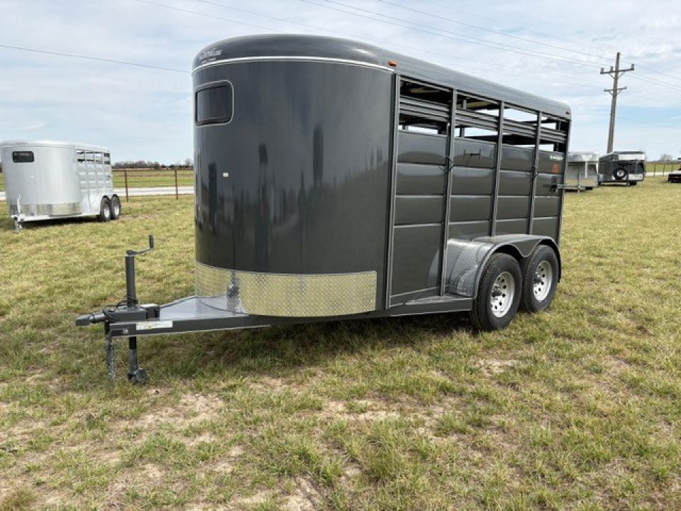 New 2026 Calico Trailers 6x14x7 Tandem 7K Livestock Trailer