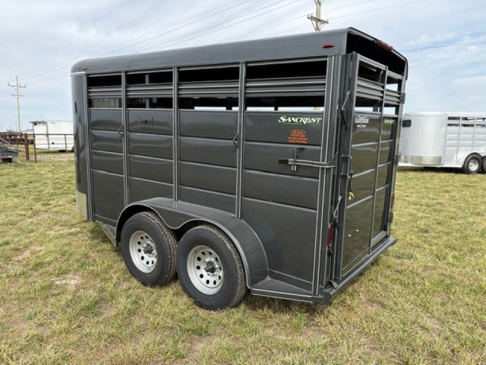New 2026 Calico Trailers 6x14x7 Tandem 7K Livestock Trailer