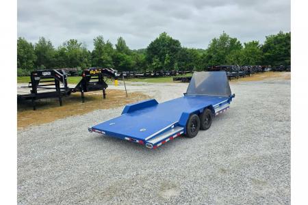 New 2026 Load Trail 83x18 7K CH W/ 4' DOVE/ STEEL FLOOR/ SLIDE IN RAMPS/ REMOVABLE FENDERS