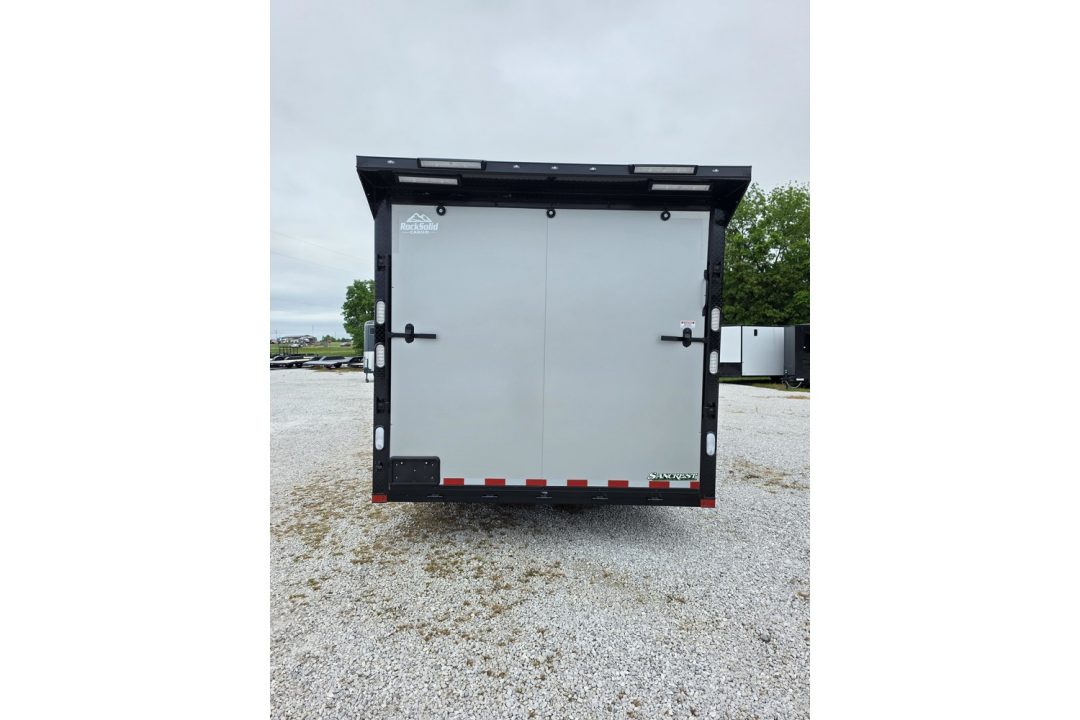 New 2026 Rock Solid Cargo 8.5X26 TANDEM CARGO W/ RAMP DOOR/ RACE PKG/ .08 SCREWLESS/ BLACKOUT PKG/