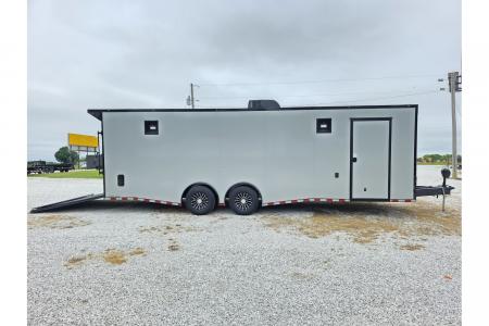 New 2026 Rock Solid Cargo 8.5X26 TANDEM CARGO W/ RAMP DOOR/ RACE PKG/ .08 SCREWLESS/ BLACKOUT PKG/