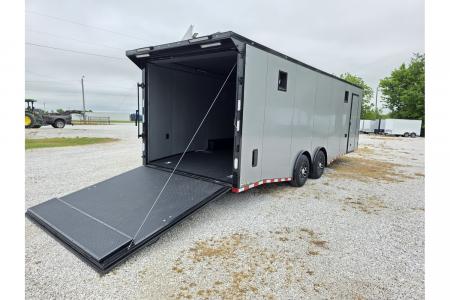 New 2026 Rock Solid Cargo 8.5X26 TANDEM CARGO W/ RAMP DOOR/ RACE PKG/ .08 SCREWLESS/ BLACKOUT PKG/
