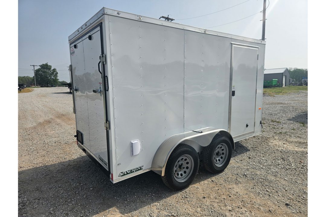 New 2026 Rock Solid Cargo 6X12 TANDEM 7K CARGO W/6'6" HEIGHT & RAMP DOOR