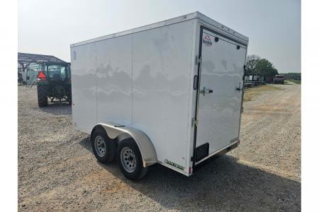 New 2026 Rock Solid Cargo 6X12 TANDEM 7K CARGO W/6'6" HEIGHT & RAMP DOOR