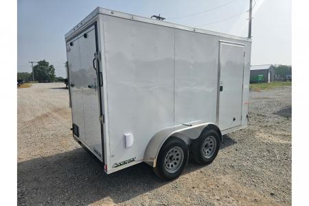 New 2026 Rock Solid Cargo 6X12 TANDEM 7K CARGO W/6'6" HEIGHT & RAMP DOOR