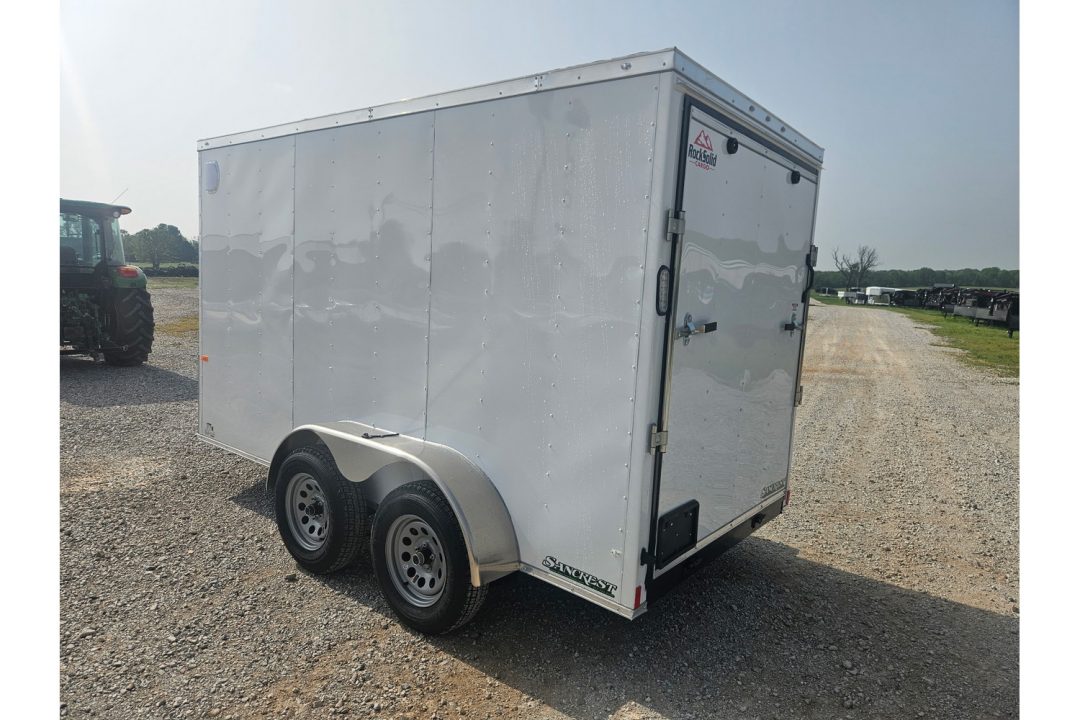 New 2026 Rock Solid Cargo 6X12 TANDEM 7K CARGO W/6'6" HEIGHT & RAMP DOOR