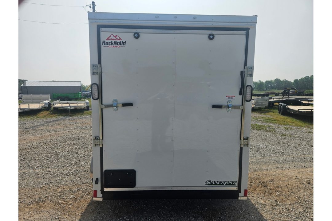 New 2026 Rock Solid Cargo 6X12 TANDEM 7K CARGO W/6'6" HEIGHT & RAMP DOOR