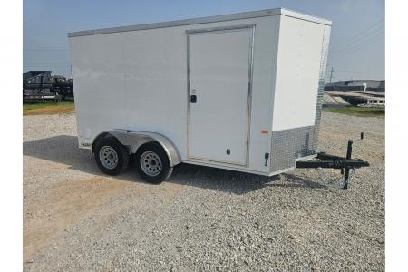 New 2026 Rock Solid Cargo 6X12 TANDEM 7K CARGO W/6'6" HEIGHT & RAMP DOOR