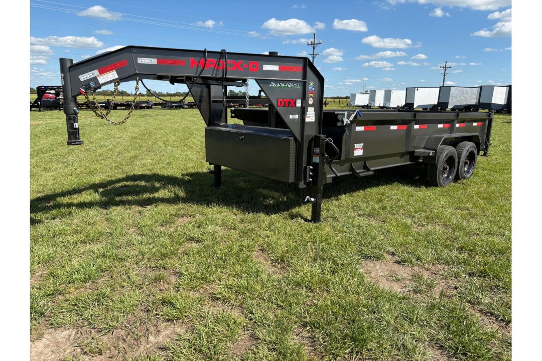 New 2026 MAXX-D Tandem 83x16 18K Dump Trailer W/2' Sides & Telescopic Hoist