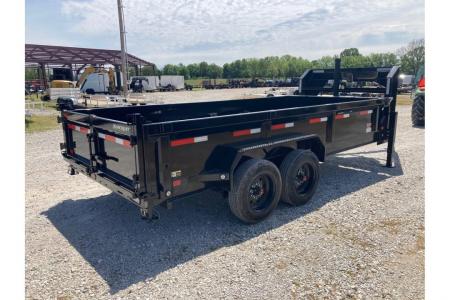 New 2026 MAXX-D 83X16 TANDEM 18K GN TELESCOPIC DUMP W/ 2' SIDES, SLIDE IN RAMPS & WIRELESS REMOTE