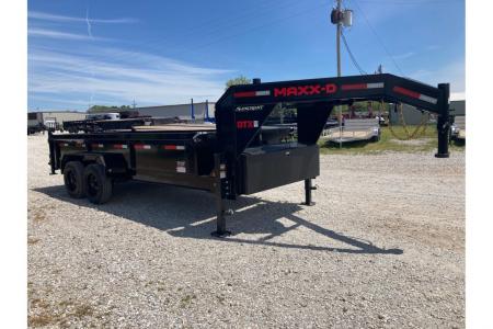 New 2026 MAXX-D 83X16 TANDEM 18K GN TELESCOPIC DUMP W/ 2' SIDES, SLIDE IN RAMPS & WIRELESS REMOTE