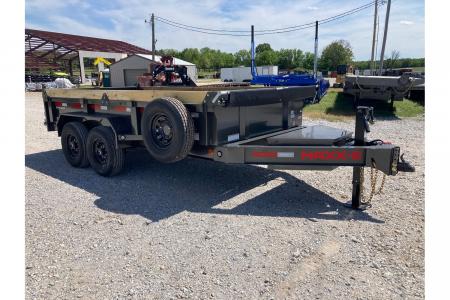 New 2027 MAXX-D 83x14 TANDEM 14K DUMP W/ 18" SIDES, 10GA FLOOR & SLIDE IN RAMPS