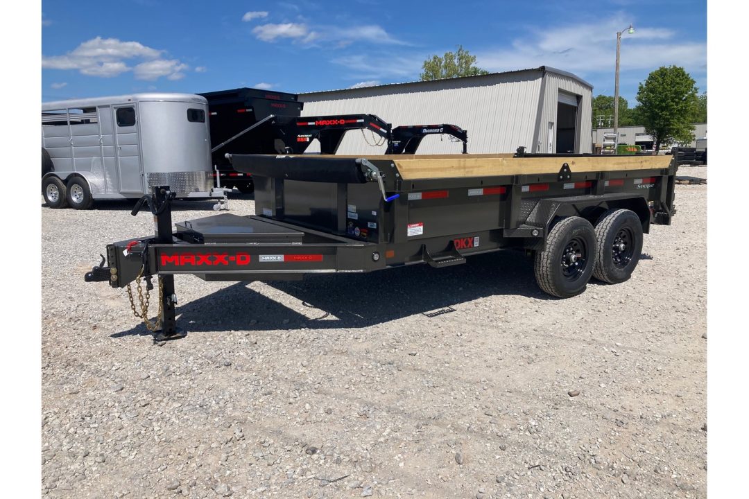 New 2027 MAXX-D 83x14 TANDEM 14K DUMP W/ 18" SIDES, 10GA FLOOR & SLIDE IN RAMPS