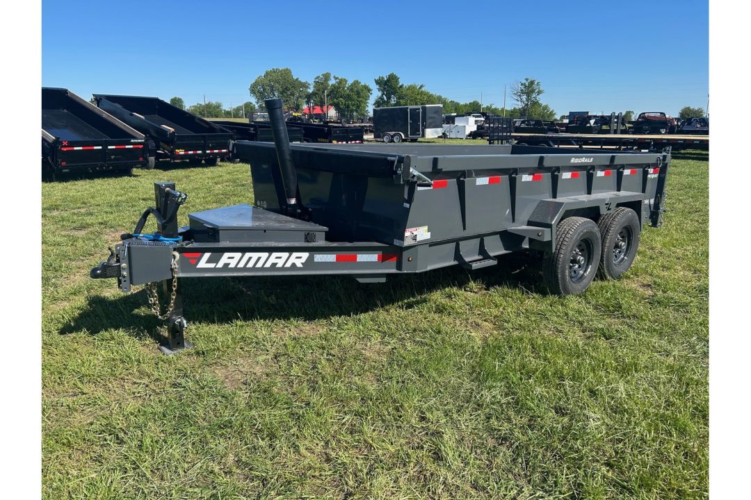 New 2026 Lamar 83x14 Tandem 14K Telescopic Dump w/ 2' Sides & 7 Gauge Floor