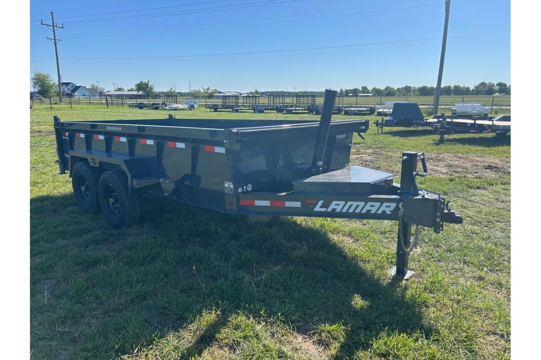 New 2026 Lamar 83x14 Tandem 14K Telescopic Dump w/ 2' Sides & 7 Gauge Floor