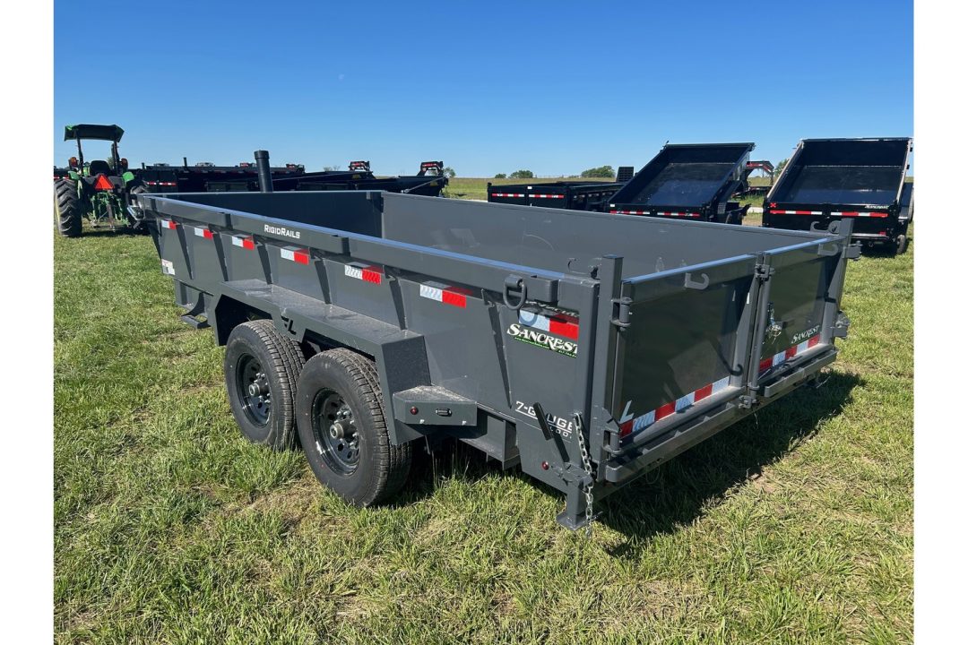 New 2026 Lamar 83x14 Tandem 14K Telescopic Dump w/ 2' Sides & 7 Gauge Floor
